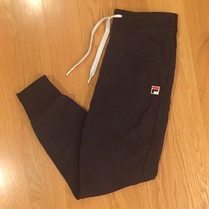 Fila black sweatpants